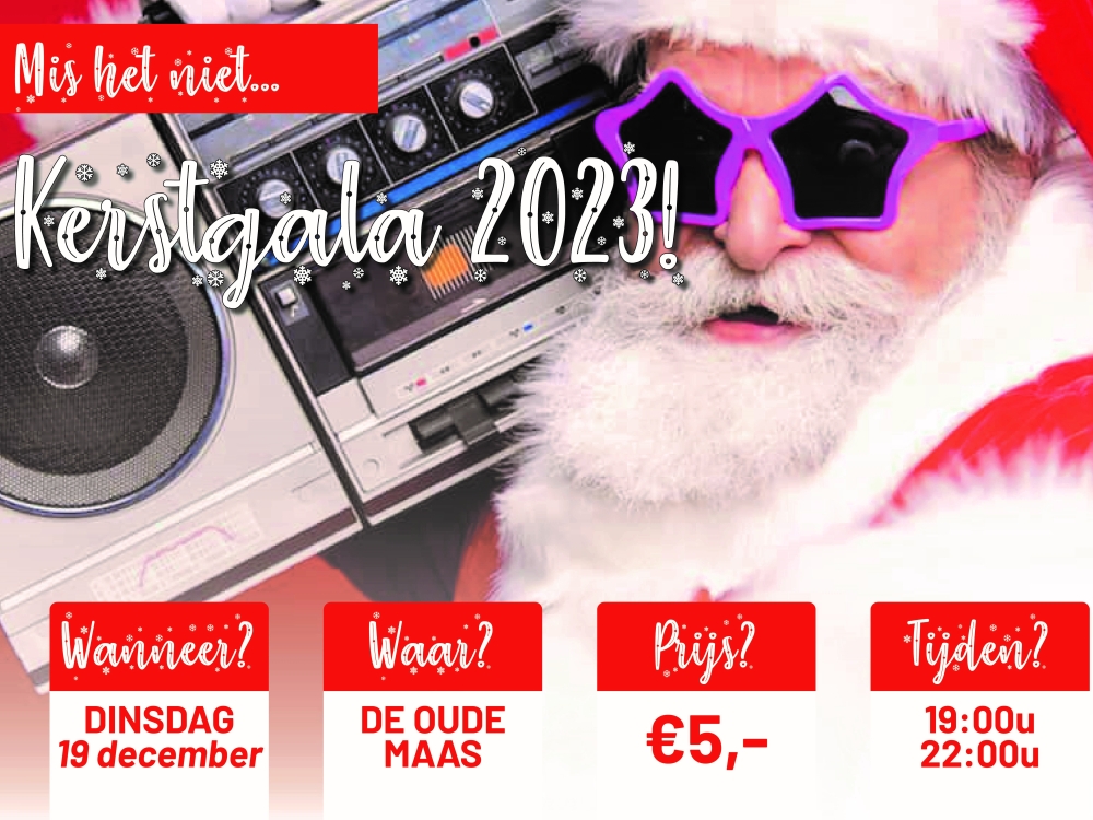 Entree-kaartje Kerstgala 2023